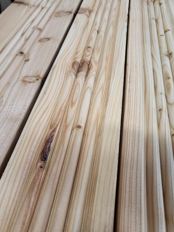 Naturally durable Scottish Larch decking